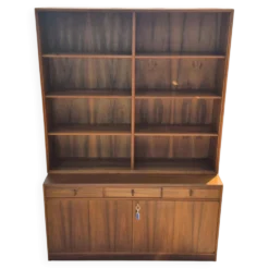 Bibliothèque Facett conçue par Bertil Fridhagen pour Bodafors, Suède, années 1960.