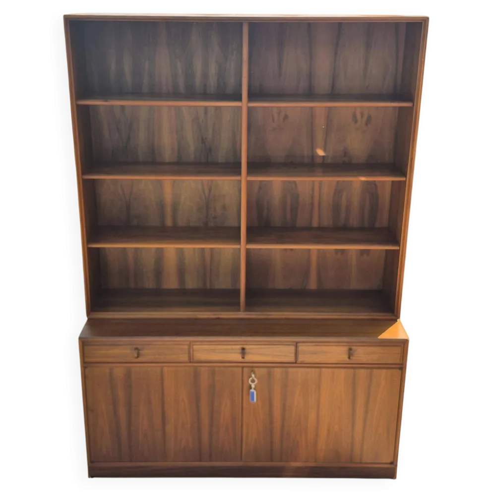 Bibliothèque Facett conçue par Bertil Fridhagen pour Bodafors, Suède, années 1960.