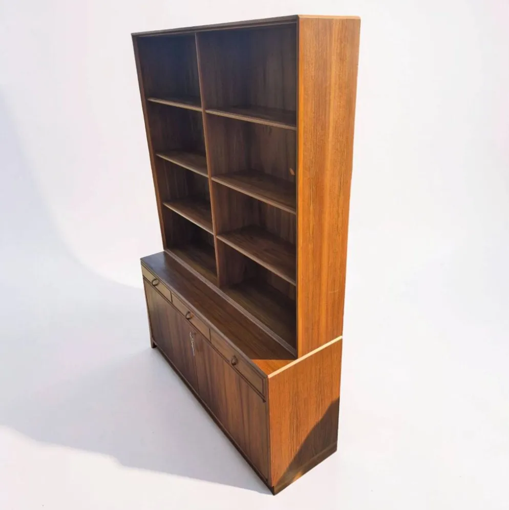 Bibliothèque Facett conçue par Bertil Fridhagen pour Bodafors, Suède, années 1960.