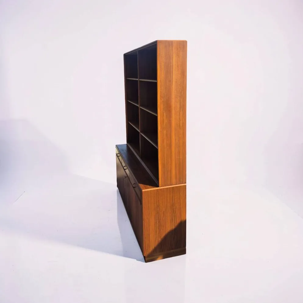 Bibliothèque Facett conçue par Bertil Fridhagen pour Bodafors, Suède, années 1960.
