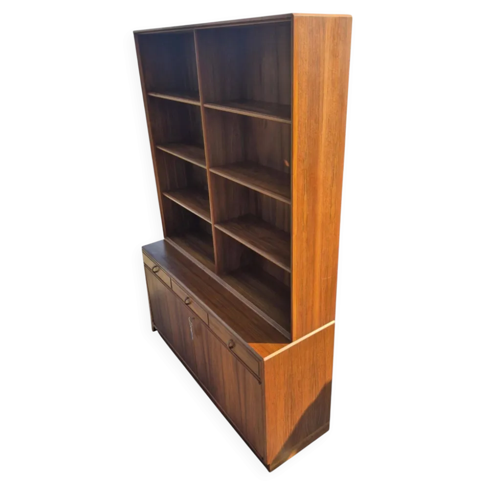 Bibliothèque Facett conçue par Bertil Fridhagen pour Bodafors, Suède, années 1960.
