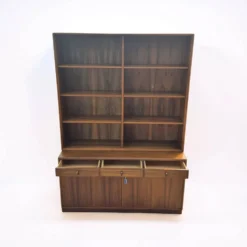 Bibliothèque Facett conçue par Bertil Fridhagen pour Bodafors, Suède, années 1960.