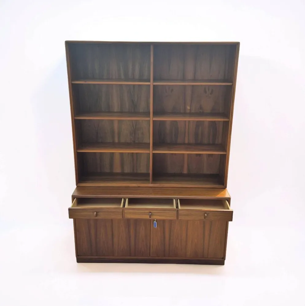 Bibliothèque Facett conçue par Bertil Fridhagen pour Bodafors, Suède, années 1960.