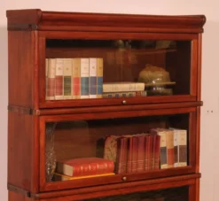 Bibliothèque Globe Wernicke En acajou De 3 éléments