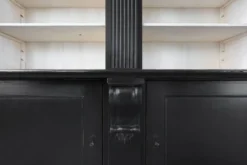 Bibliothèque haute noire du 20e siècle en MDF, Royaume-Uni