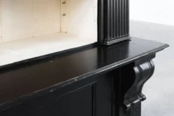 Bibliothèque haute noire du 20e siècle en MDF, Royaume-Uni