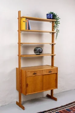 Bibliothèque Mid-Century en Chêne de Ikea, 1960s