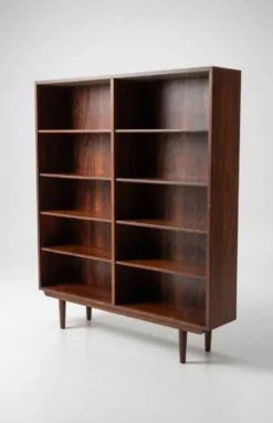 Bibliothèque Modèle 6 en bois de rose par Omann Jun Mobelfabrik, années 1960