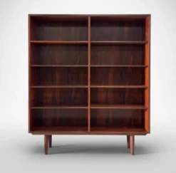 Bibliothèque Modèle 6 en bois de rose par Omann Jun Mobelfabrik, années 1960