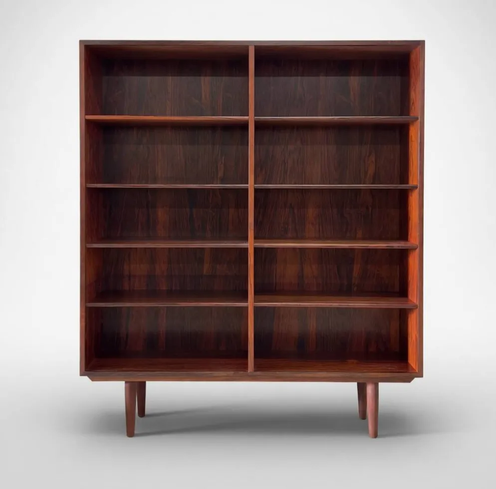 Bibliothèque Modèle 6 en bois de rose par Omann Jun Mobelfabrik, années 1960