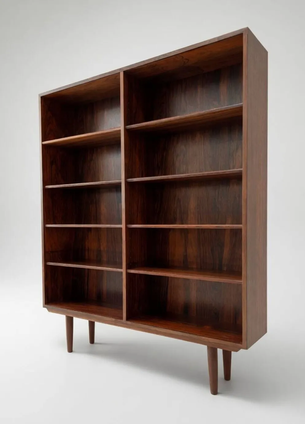 Bibliothèque Modèle 6 en bois de rose par Omann Jun Mobelfabrik, années 1960