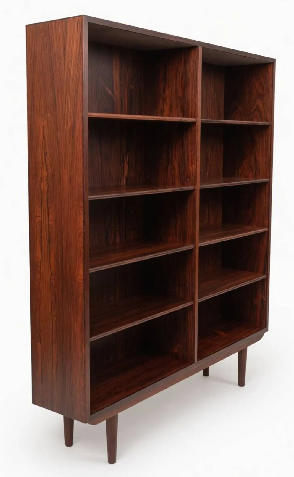 Bibliothèque Modèle 6 en bois de rose par Omann Jun Mobelfabrik, années 1960
