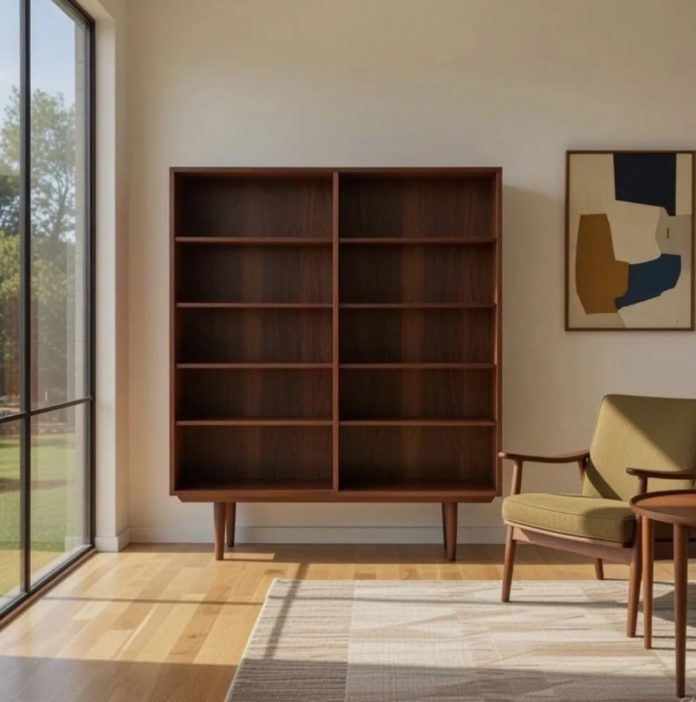 Bibliothèque Modèle 6 en bois de rose par Omann Jun Mobelfabrik, années 1960