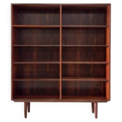 Bibliothèque Modèle 6 en bois de rose par Omann Jun Mobelfabrik, années 1960