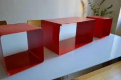 Bibliothèque modulable composée de 3 caissons