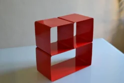 Bibliothèque modulable composée de 3 caissons