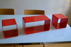 Bibliothèque modulable composée de 3 caissons