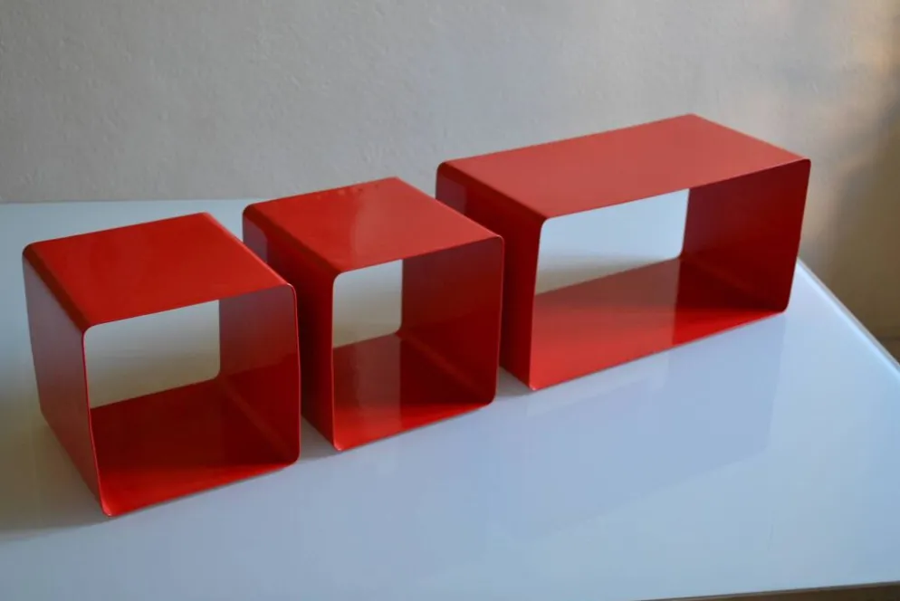 Bibliothèque modulable composée de 3 caissons