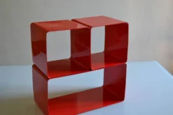 Bibliothèque modulable composée de 3 caissons