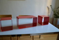 Bibliothèque modulable composée de 3 caissons