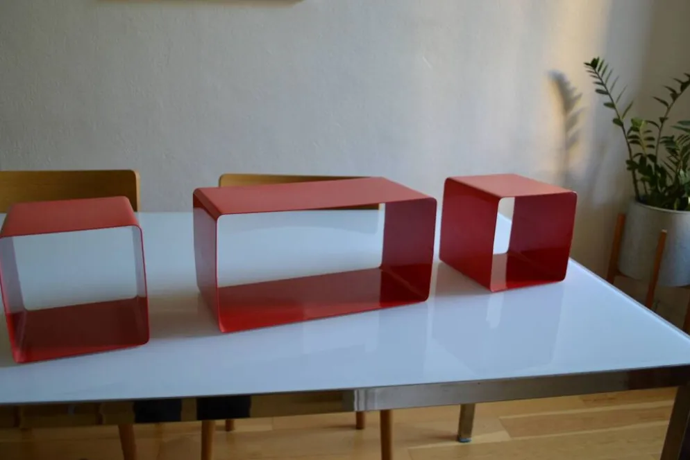 Bibliothèque modulable composée de 3 caissons