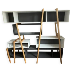 Bibliothèque modulable Wood Tang Design x Miliboo – Designers Thomas Mandor