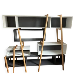 Bibliothèque modulable Wood Tang Design x Miliboo – Designers Thomas Mandor