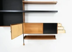 Bibliothèque murale de Luigi Fornasari, années 1950