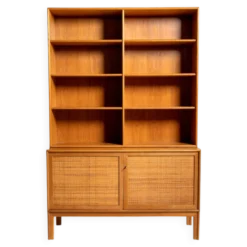 Bibliothèque "Norrland" par Alf Svensson pour Bjästa Möbelfabrik, Suède, années 1960.