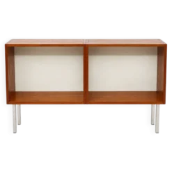 Bibliothèque ouverte vintage / buffet des années 1960