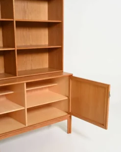 Bibliothèque par Alf Svensson pour Bjästa Möbelfabrik, années 1960.