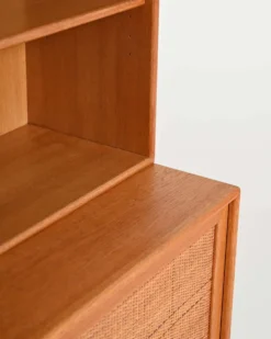 Bibliothèque par Alf Svensson pour Bjästa Möbelfabrik, années 1960.