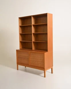 Bibliothèque par Alf Svensson pour Bjästa Möbelfabrik, années 1960.