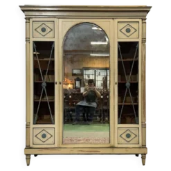 Bibliothèque 3 portes fin XIXème en chêne