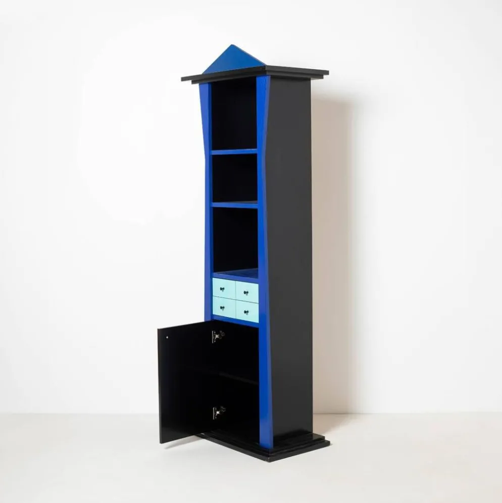 Bibliothèque postmoderne attribué à Peter Maly, Allemagne, années 1980