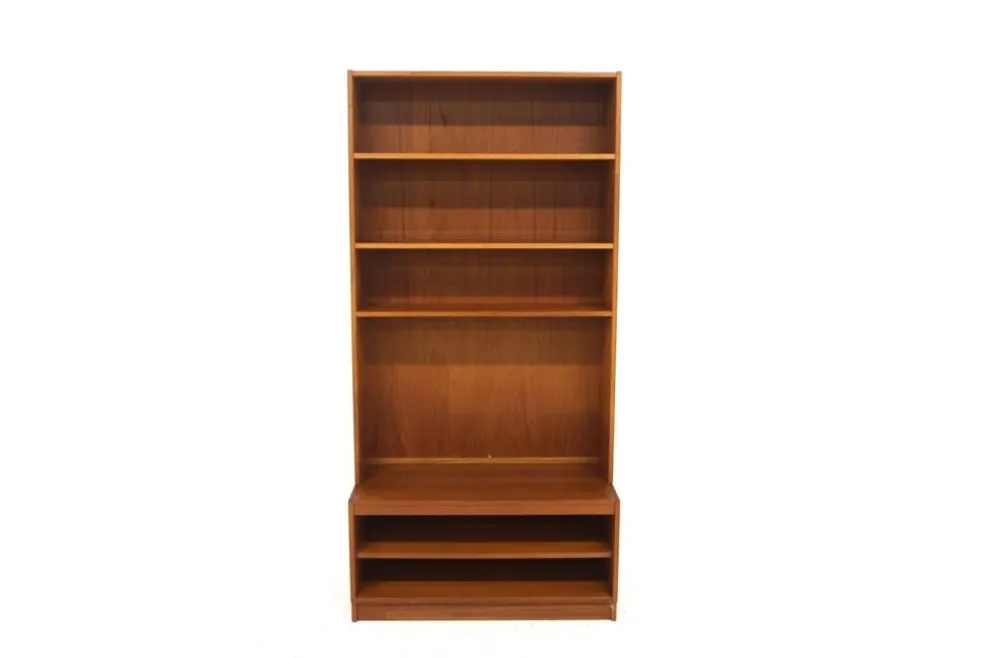 Bibliothèque scandinave en teck, Suède, 1960