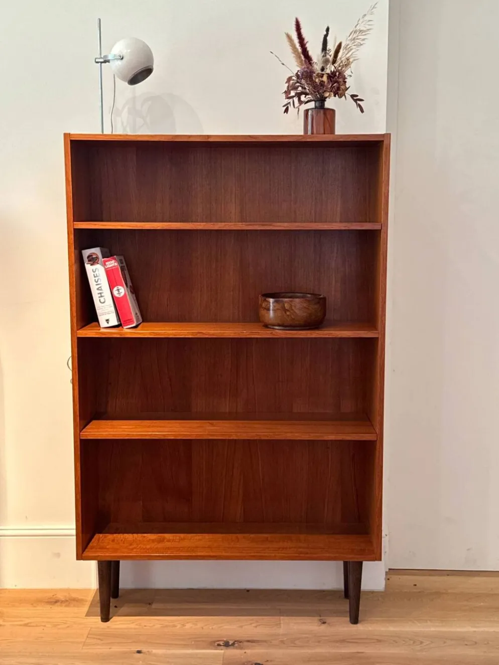 Bibliothèque scandinave vintage en teck « Liv »