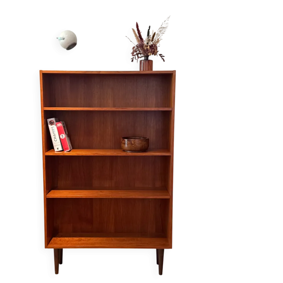 Bibliothèque scandinave vintage en teck « Liv »