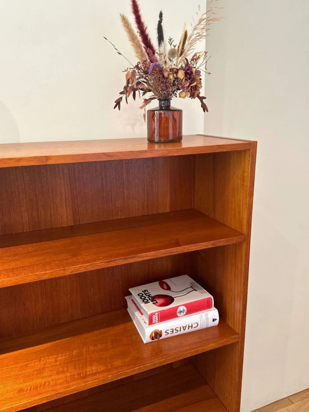 Bibliothèque scandinave vintage en teck « Liv »