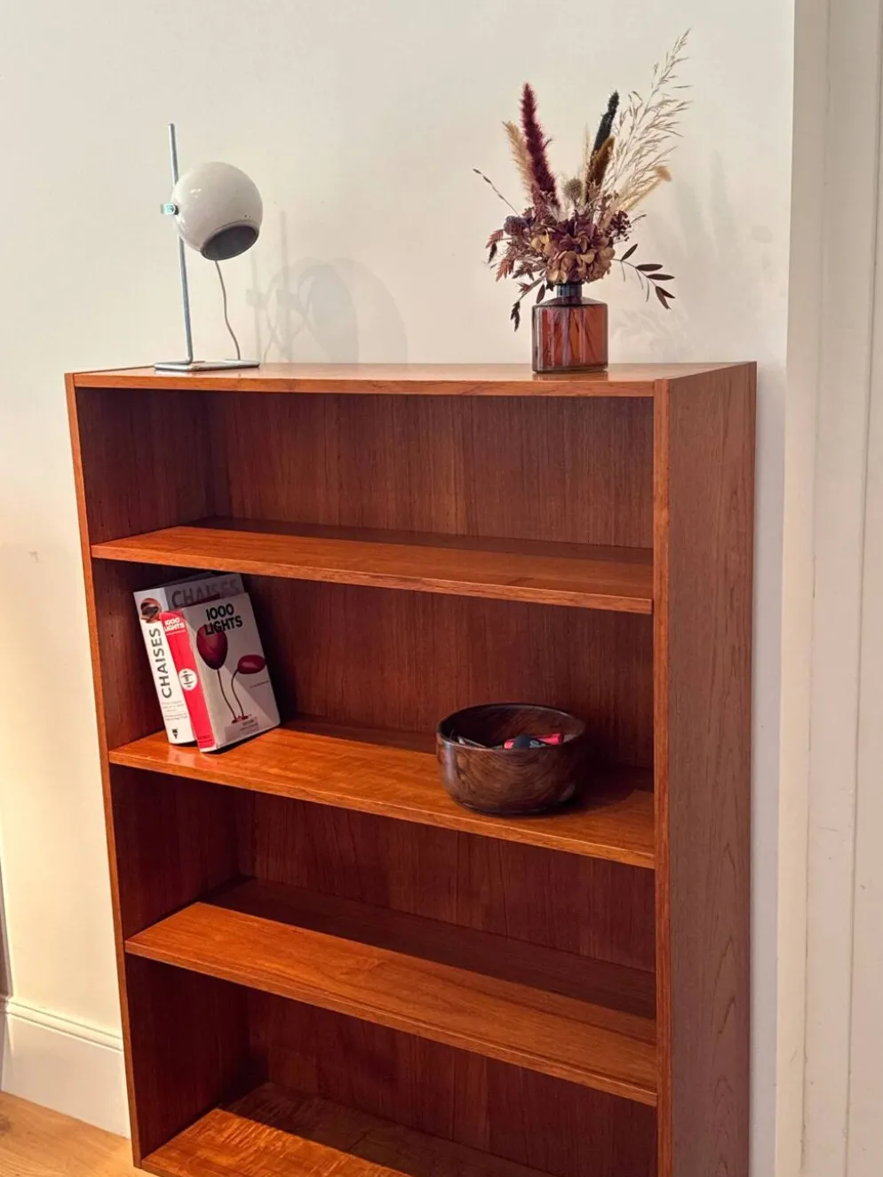 Bibliothèque scandinave vintage en teck « Liv »