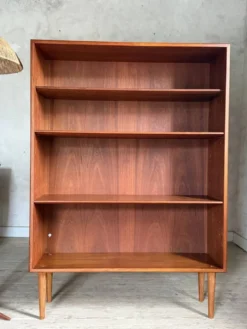 Bibliothèque scandinave vintage en teck de Borge Mogensen