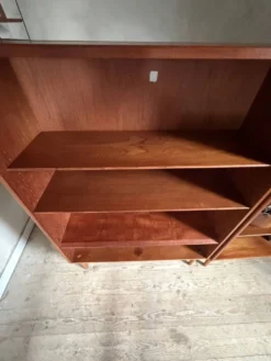 Bibliothèque scandinave vintage en teck de Borge Mogensen