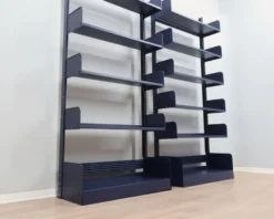 Bibliothèques modulaires en métal Congresso LIPS VAGO des années 1970, ensemble de 2