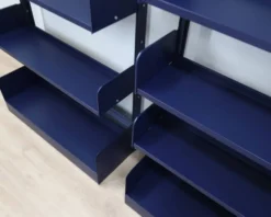 Bibliothèques modulaires en métal Congresso LIPS VAGO des années 1970, ensemble de 2