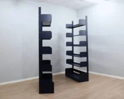 Bibliothèques modulaires en métal Congresso LIPS VAGO des années 1970, ensemble de 2