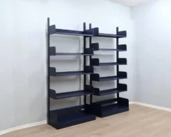 Bibliothèques modulaires en métal Congresso LIPS VAGO des années 1970, ensemble de 2