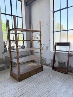 Bibliothèque étagère de métier 1950 démontable