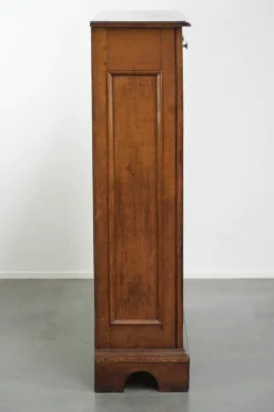 Bibliothèque / étagère en chêne anglais antique du milieu du 19e siècle