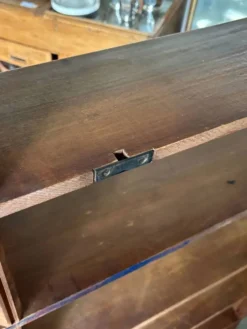 Bibliothèque 8 étagères en bois foncé