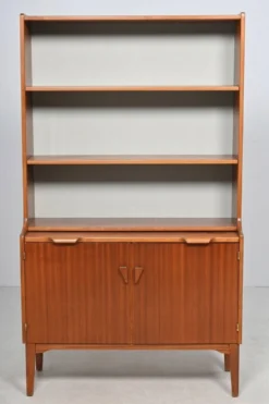 Bibliothèque vintage en acajou Hugo Troeds, Suède, années 1960